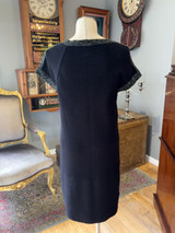 Vintage CHANEL P43319K04446 One-piece Dress size 40, Navy