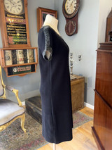 Vintage CHANEL P43319K04446 One-piece Dress size 40, Navy