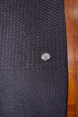 Vintage CHANEL P43319K04446 One-piece Dress size 40, Navy