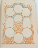 c1900 RARE Lincoln "Crests & Monogram Album" 4th Edition + Numerous Clippings.