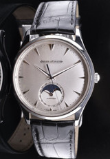 Jaeger-LeCoultre Master Ultra Thin Moon Wrist Watch Ref Q1368420 Box & Papers