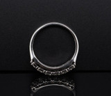 Vintage 14k White Gold Diamond Eternity Ring Size I Val $2960