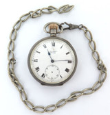 RARE WW1 Cpt Kirke Charles Godfrey 6th Field Ambulance S/Silver Pocket Watch.