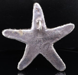 Vintage Israel Sterling Silver Large Star Fish Sliding Pendant