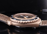 Squale 1000m Bronze Italian Police Dive Unit Ltd Ed 34/60 Watch Box+Doc ref 2002