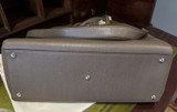 Auth. Fendi Patent Vitello Leather Medium Elite 2 Way Tote Bag