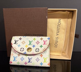 Auth. Louis Vuitton Takashi Murakami Monogram 2008 Card Holder M.I.B
