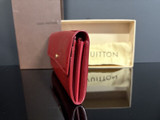 Auth. Louis Vuitton PorteFeul Sarah Bitold Long Wallet M93530
