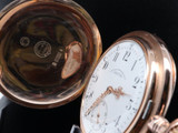 A. Lange & Sohne Glashutte I/S pocket 14K Pink Gold 51mm Hunter Pocket Watch.