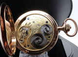 A. Lange & Sohne Glashutte I/S pocket 14K Pink Gold 51mm Hunter Pocket Watch.