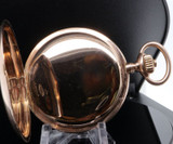 A. Lange & Sohne Glashutte I/S pocket 14K Pink Gold 51mm Hunter Pocket Watch.