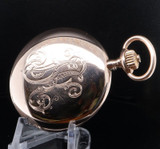 A. Lange & Sohne Glashutte I/S pocket 14K Pink Gold 51mm Hunter Pocket Watch.