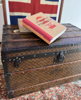 Antique Louis Vuitton Large Damier Trunk Circa 1900