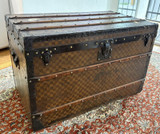 Antique Louis Vuitton Large Damier Trunk Circa 1900