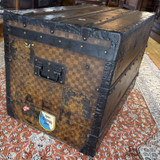 Antique Louis Vuitton Large Damier Trunk Circa 1900