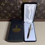 Auth. Omega 50th Anniversary Speedmaster Gold Plated Ballpoint Pen Box