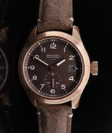 Auth Bremont Broardsword Bronze 40mm Automatic Wrist Watch Box & Docs - Serviced