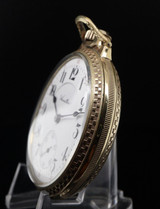 Investment 1912 Hamilton Grade 950 14K Gold Filled 50mm 16s O/F Pocketwatch