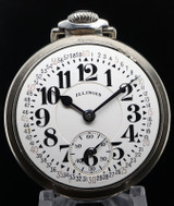 1931 Illinois Grade 161 Type IIP Bunn Special 60hr 21J 14K G/F O/F Pocketwatch