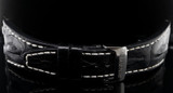 Auth. Audemars Piguet Royal Oak Black Hornback Croc Leather Strap 18mm x 17mm