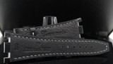 Auth. Audemars Piguet Royal Oak OffShore Black Croc Leather Straps 18mm x 27mm
