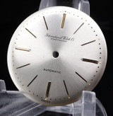 Vintage N.O.S IWC 29.7mm Silver Gold Baton Dial #508