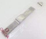 N.O.S Omega Shark Mesh Steel 22mm Watch Bracelet 1247/237 - 020ST1247237 -