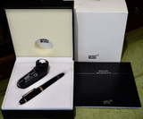 Montblanc Meisterstück No. 149S 18K Gold Fountain Pen with Inkwell and Box