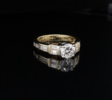 Vintage 2.27cttw Brilliant Cut Diamond 18k Yellow Gold Ring O Val $15870