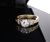 Vintage 2.27cttw Brilliant Cut Diamond 18k Yellow Gold Ring O Val $15870