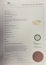 GIA Cert 1.32ct Diamond J SI Platinum Solitare Ring sz L Val $13470