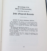 1963 "John Fitzgerald Kennedy, Memorial Addresses" H Flack, Senator Pennsylvania