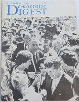 2 x 1960 "Democratic Digest" Large Format Magazines. USA Politics, JFK, LBJ