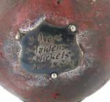 c1950 "9 Overs, 4 Maidens, 7 for 15" Cricket Ball Mounted Trophy.