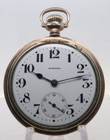 Antique 1914 Howard Watch Co Series 11 21J 53mm Gold Filled Pocket Watch