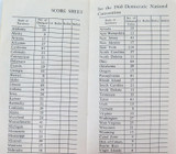 SCARCE ! 1960 "KOOL" Cigarettes USA Presidential Campaign Guide Booklet