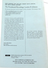 RARE "The Presidential Recordings of Lyndon B Johnson" JFK & Transfer of Power