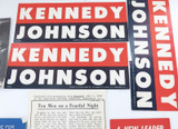 JFK & LBJ 1960 Presidential Campaign Ephemera
