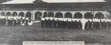 RARE 1910 Tutuila, Samoa Postcard. Fita-Fita Guard, Band & Barracks.