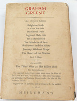 1951 RARE 1st Edition "The End of The Affair" by Graham Greene. Hard/C + Dust/J