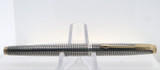Parker 75 14K Gold Nib XF USA Cisele Sterling Silver Fountain Pen Unused Cond.