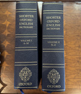 2007 Shorter Oxford English Dictionary: Deluxe Sixth 6th Edition Hardcover
