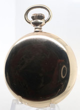 Antique 1914 Howard Watch Co Chrono Series 11 21J 53mm Gold Filled Pocket Watch