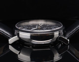 Auth. Panzera Breuer 43 Chronograph Steel Wristwatch Box Docs BC43-01