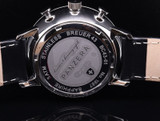 Auth. Panzera Breuer 43 Chronograph Steel Wristwatch Box Docs BC43-01