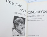 1979 Signed 1st Edition "Our Day and Generation" by Edward M Kennedy.