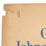 RARE 100% Genuine 1964 Presidential Campaign Large Democrat Flyer / Newspaper