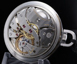 Vintage 1970 IWC Schaffhausen Steel Pocket Watch cal 972 New Old Stock with Tags