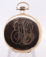 Antique 1916 Hamilton Grade 914 Gold Filled 47mm 12s Open Face Pocketwatch