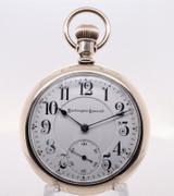 1909 Burlington Grade 185 Model 5 19J 16s 10K Gold Filled 50mm Pocket Watch